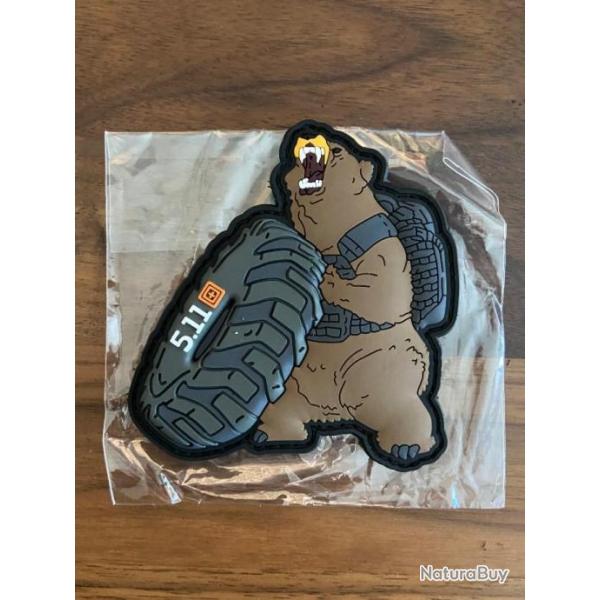 cusson Patch Ours Bear Russie Rugissant Neuf