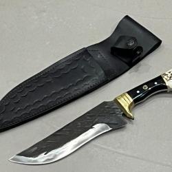 Couteau 31cm forgé LLF série CHASSE24 brut
