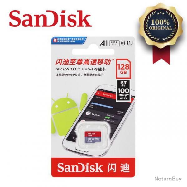 Carte Mmoire Sandisk Ultra Micro SDXC 64 gb