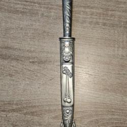 Magnifique poignard dague gaucho hercules brazil vintage