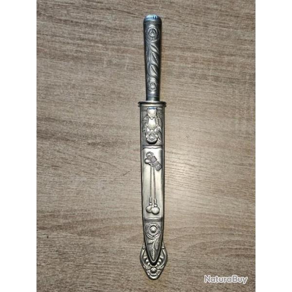 Magnifique poignard dague gaucho hercules brazil vintage