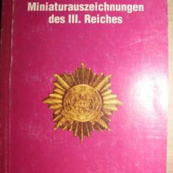 Spezialkatalog 1990-91 : Miniaturauszeichnungen des III. Reiches