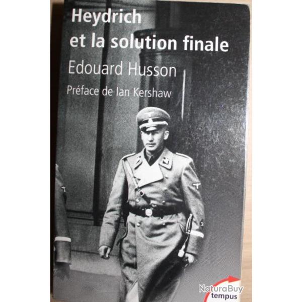 Livre Heydrich et la solution finale de Edouard Husson