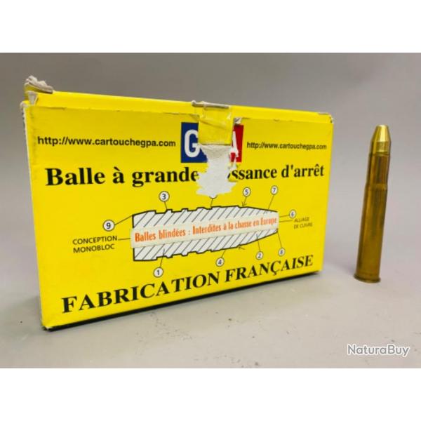 Munitions GPA SOLOGNE Cal. 470 NITRO EXPRESS (bote de 20)