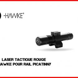 Laser tactique rouge HAWKE pour rail picatinny