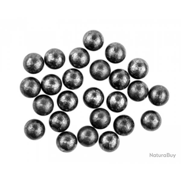Balles rondes en plombs PEDERSOLI Cal.31 (314) - Boite de 100