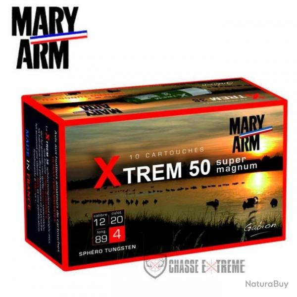 10 Cartouche MARY ARM Xtrem 50 Tungsten Cal 12/89 Pb1