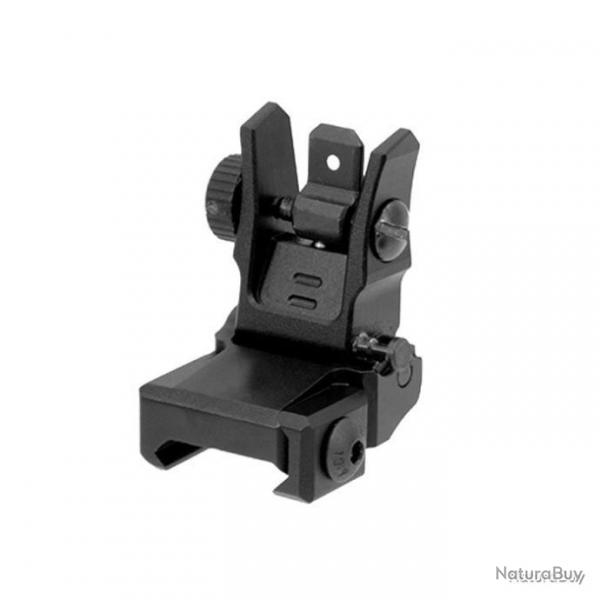 Guidon Ar15 Low Profile Flip-Up Front Mnt-955 UTG Noir