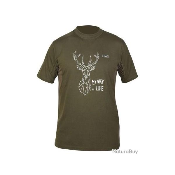 PROMO !!! T-Shirt HART Branded deer Vert