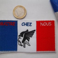 écusson Gaulois France collection patriotique 9,5 x 5,5 cms insigne tissu