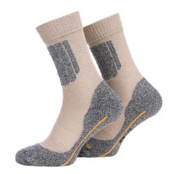 Chaussettes de travail & outdoor (Couleur Beige, Pointure 43/46)
