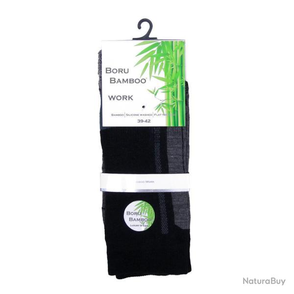 Chaussettes outdoor Boru en Bambou longues (Pointure 43/45)
