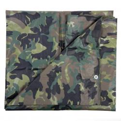 Bâche camouflage Woodland 2.8 x 4m