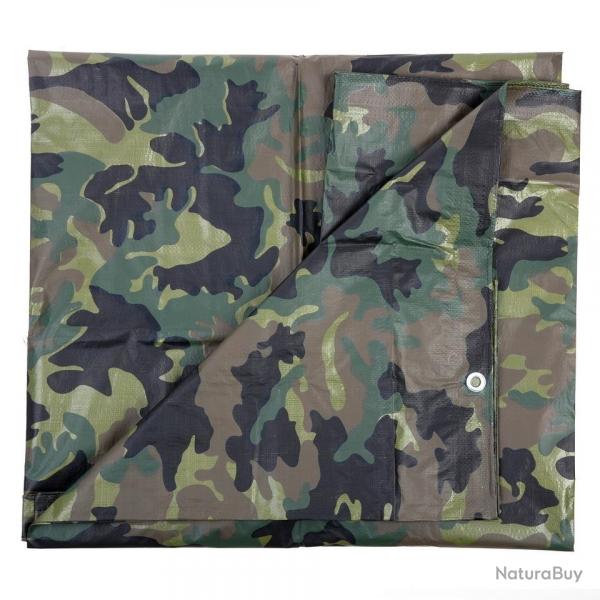 Bche camouflage Woodland 4.8 x 6m