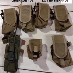 Lot de poches Tactical Tailor ancienne génération (TAN)