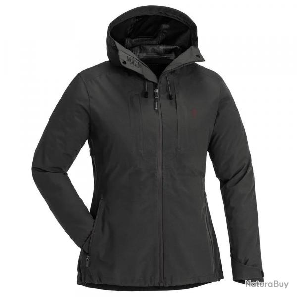 Veste Impermable Grise pour Femme Abisko Telluz Pinewood