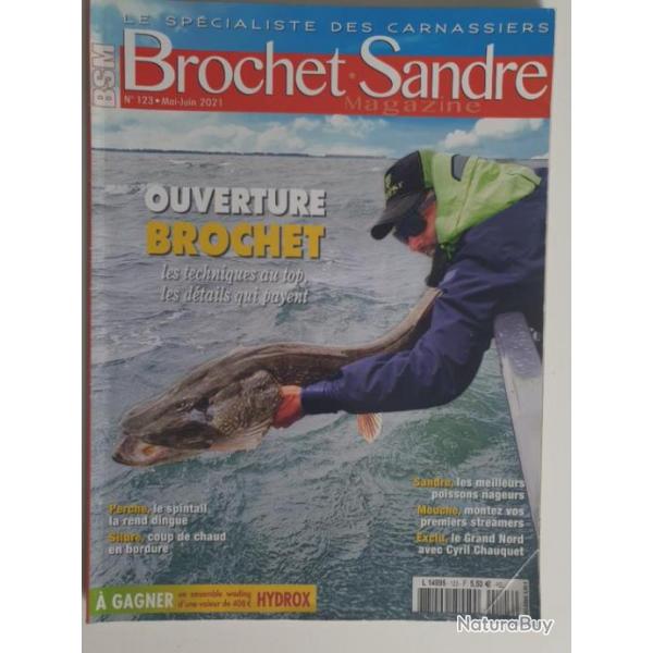 Brochet - Sandre Magazine N 123  Mai-Juin 2021