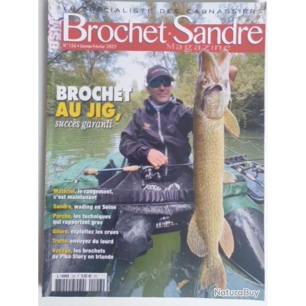Brochet - Sandre Magazine N 126  JANVIER FEVRIER 2022