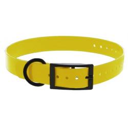 Collier HB Dog Biothane Biogold Jaune 60cm X 25mm