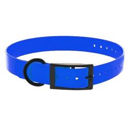 Collier HB Dog Biothane Biogold Bleu 45cm X 19mm
