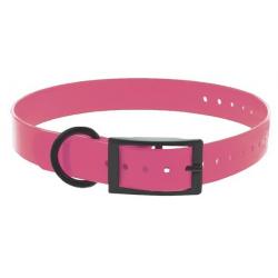 Collier HB Dog Biothane Biogold Rose 60cm X 25mm