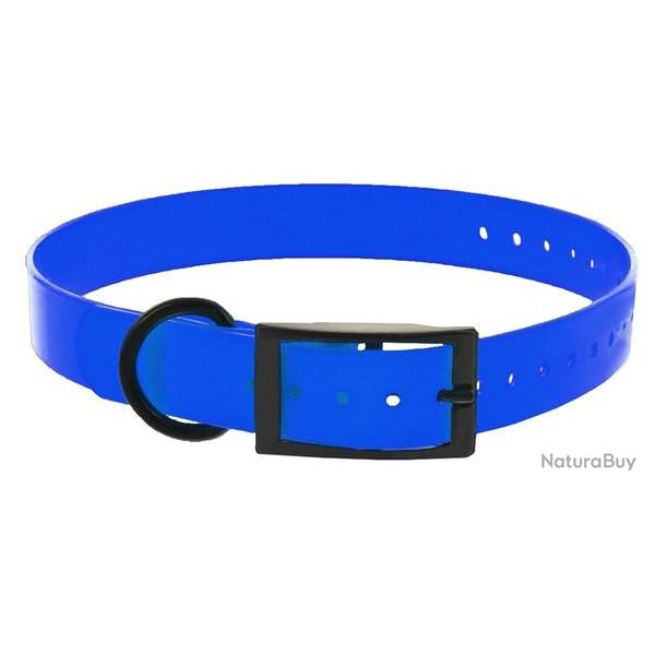 Collier HB Dog Biothane Biogold Jaune 60cm X 25mm