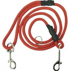 Laisse Tubulaire HB Dog Textile Orange 1,8m Ø 10mm Modele Traqueur