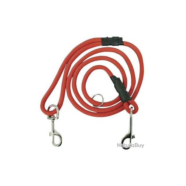 Laisse Tubulaire HB Dog Textile Orange 1,8m  10mm Modele Traqueur