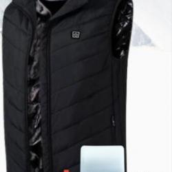 Gilet chauffant élite JF Noir T