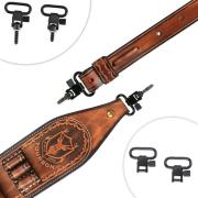 HUNTPAL Sangle de fusil de style sac à dos mains libres, sangle de fusil de chasse rembourrée en néoprène, sangle de fusil de chasse à double bandoulière, sangle de sac à dos