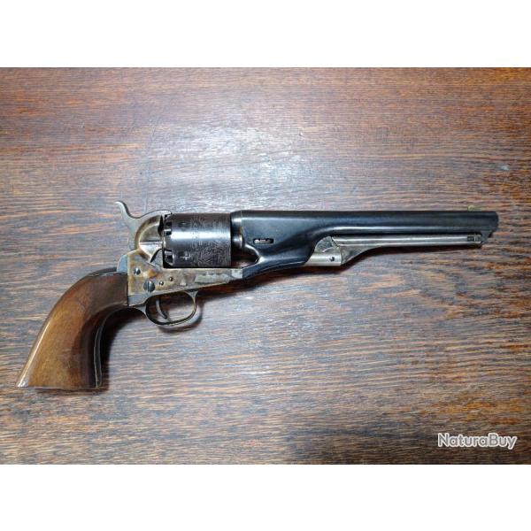 Revolver  percussion - modle Colt 1860 1861 Navy cal .36 - rplique ancienne anne 1964 - TBE