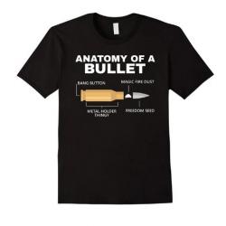T shirt anatomy of bullet