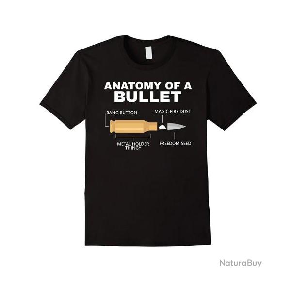 T shirt anatomy of bullet