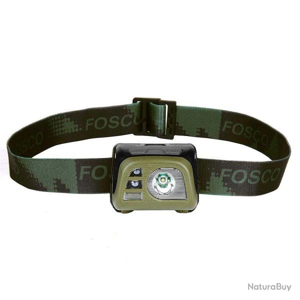 Lampe frontale tactique tanche  pile (Couleur Vert)