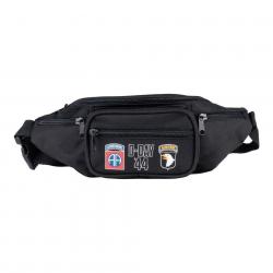 Sac de Taille (ou banane) D-Day Airborne 1944 (Couleur Noir)