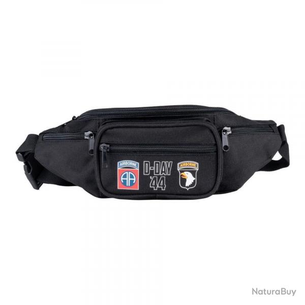 Sac de Taille (ou banane) D-Day Airborne 1944 (Couleur Noir)