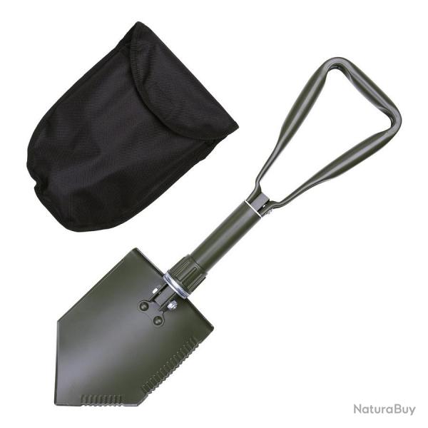 Pelle pliante 3 bouts avec pochette de rangement (Couleur Kaki)