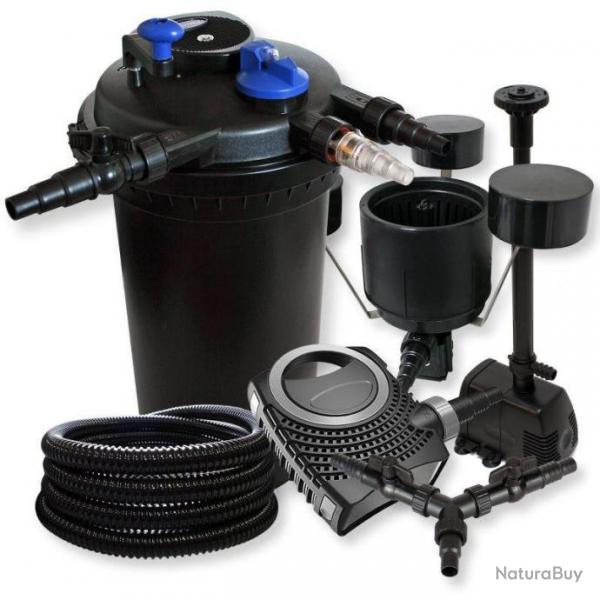 ++Kit filtration bassin  pression 30000l 18W UVC quip 0292 bassin55517