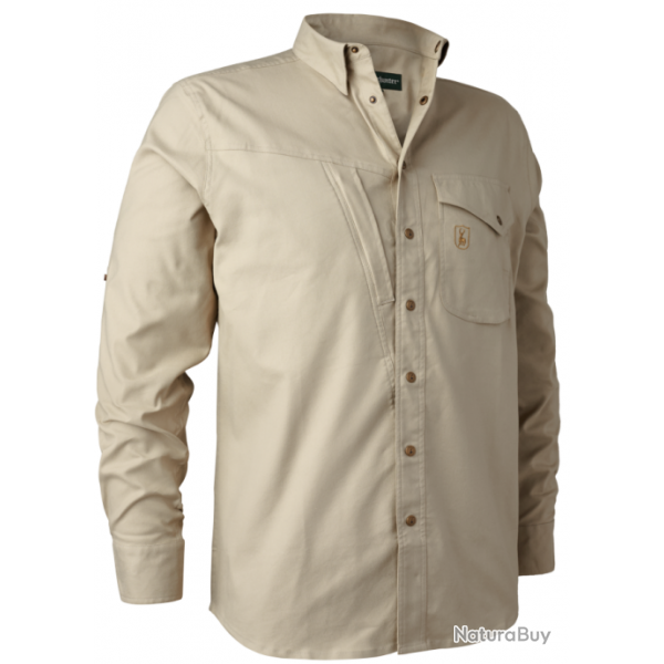 Chemise Classique Matobo Beige DEERHUNTER-39/40