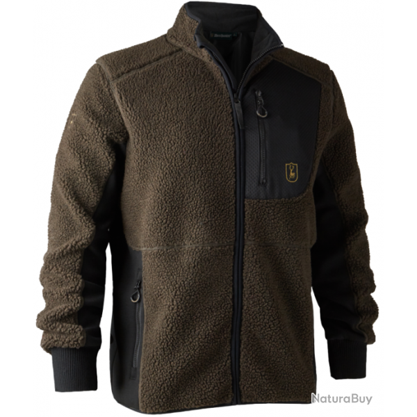 Veste Rogaland en fibres de velours Marron DEERHUNTER