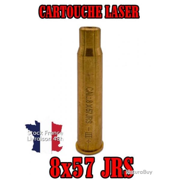 Cartouche laser calibre 8x57JRS piles offertes - Envoi rapide depuis la France