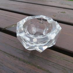 VINTAGE - Ancien cendrier octogonale base étoilée en cristal de Baccarat (XXé)