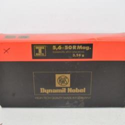 1 Boite de balles 5.6x50 R Mag - RWS - T Mantel