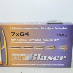1 Boite de balles 7x64 - Blaser - CDP