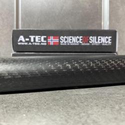 Silencieux A-TEC Wave Carbon Calibre 22 Lr Filetage 1/2x20