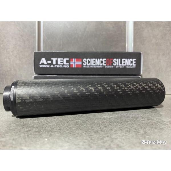 Silencieux A-TEC Wave Carbon Calibre 22 Lr Filetage 1/2x20