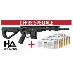 OFFRE SPECIALE AR15 HERA ARMS 11.5'' + 600 Cartouches Norma