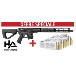 OFFRE SPECIALE AR15 HERA ARMS 15TH 16.75" + 600 Cartouches Norma