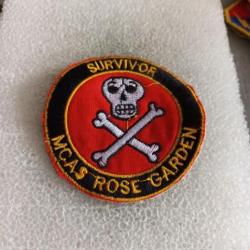Patch armée us USMC SURVIVOR MCAS ROSE GARDEN ORIGINAL 2