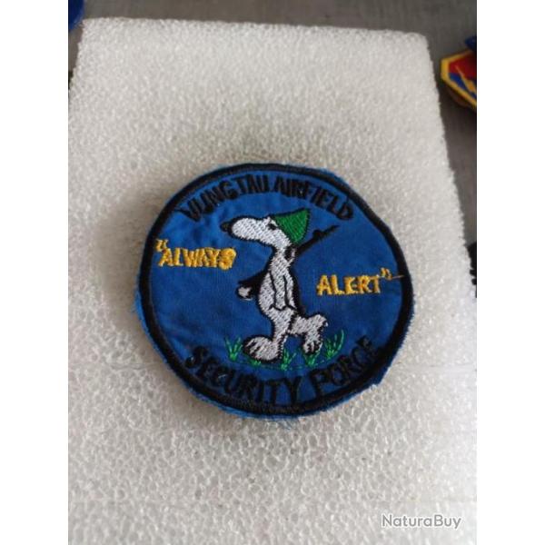 Patch arme us SNOOPY ALWAYS ALERT  ORIGINAL 2